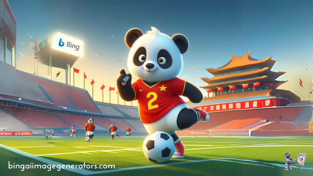 Bing AI Image Creator: Revolutionizing the Panda Soccer Scene